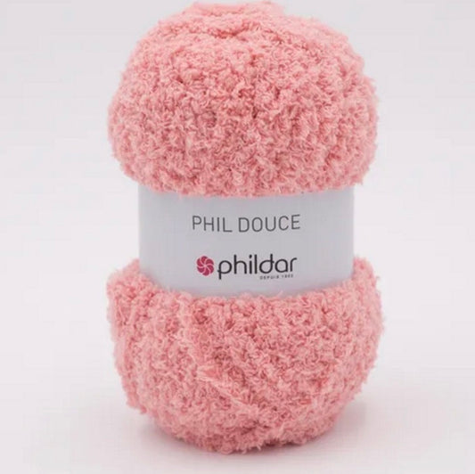 Lot de 2 pelotes Phil douce - Couleur rose des sables