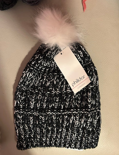 Bonnet à pompon - taille unique