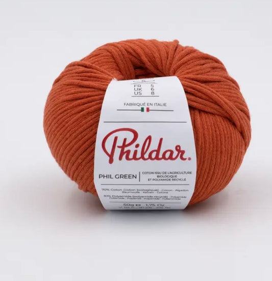 Lot de 3 pelotes Phil Green couleur caramel